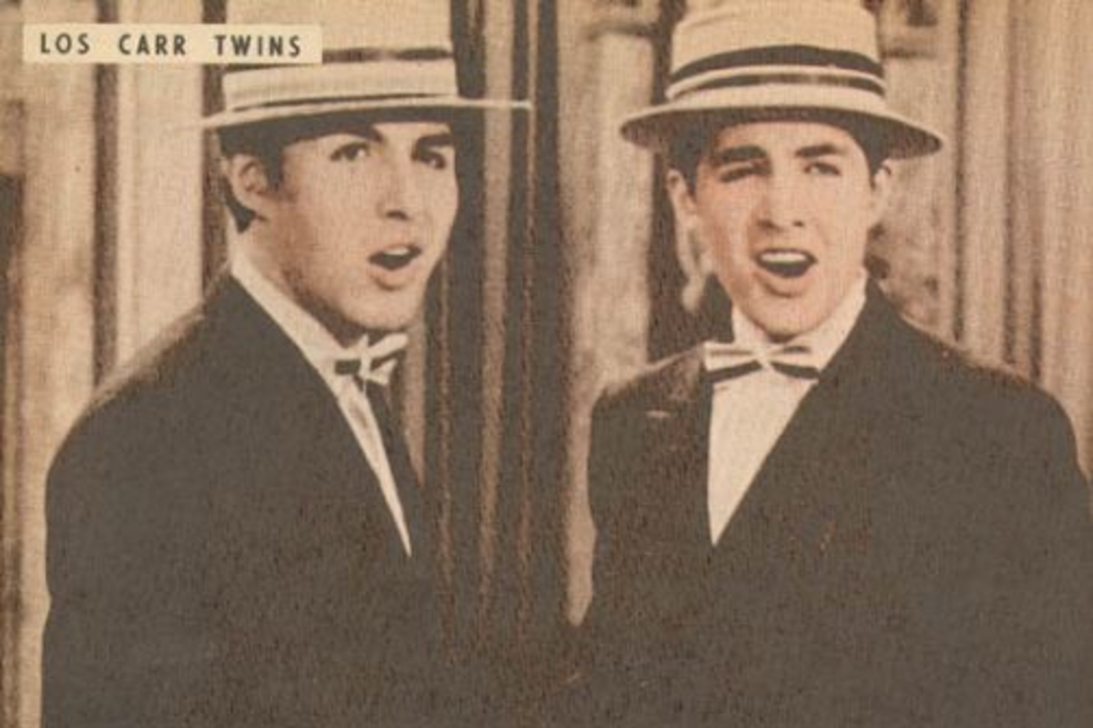 9. Los Carr Twins, 1965.