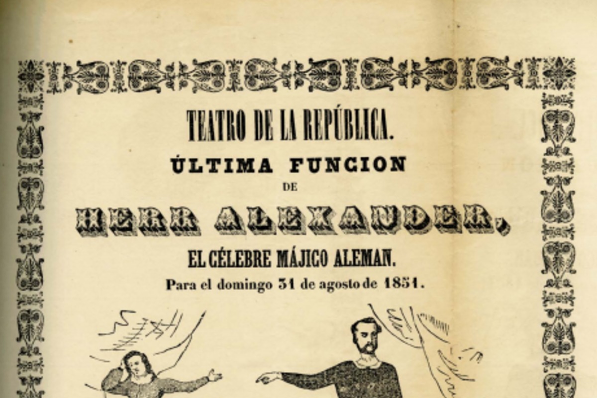 3. Función de Herr Alexander, el célebre májico alemán, 1851.