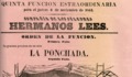 4. Acto La Ponchada, Compañía de los célebres Hermanos Lees, 1862.