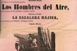 6. Acto Triple Act Par Terre, Compañía de los célebres Hermanos Lees, 1862.