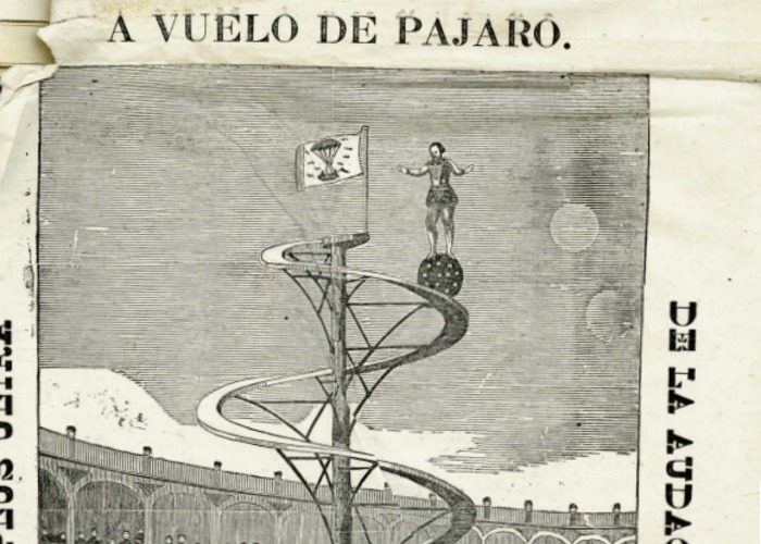 8. Acto La subida y bajada en la bola por la montaña espiral, Familia Buislay 1864