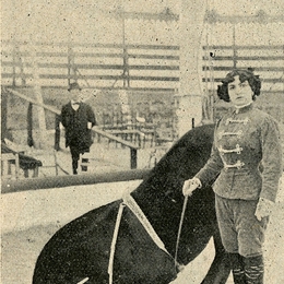 11. Adiestradora de caballos, 1909.