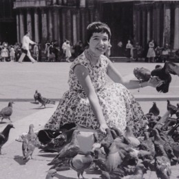 10.	Elena Poirier en Venecia, 1957.