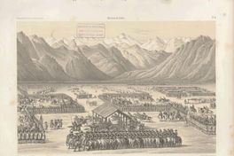 10. Parlamento del Presidente Ambrosio O'Higgins, en 1793. Los Parlamentos posibilitaron el diálogo entre españoles e indígenas.