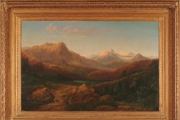 9. Paisaje cordillerano y laguna, de Antonio Smith.