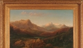 9. Paisaje cordillerano y laguna, de Antonio Smith.