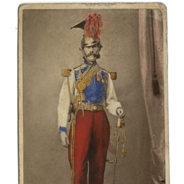 6. Manuel Antonio Tocornal, disfrazado de Kaiser, 1862.