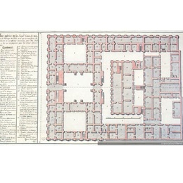 3. Plano inferior de la Real Casa de Moneda, hacia 1800.
