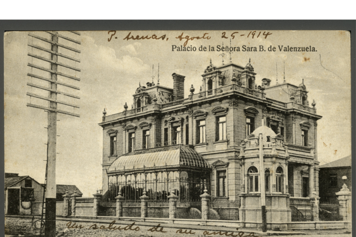 11. Palacio de la Señora Sara Braun de Valenzuela. Punta Arenas, 1914.