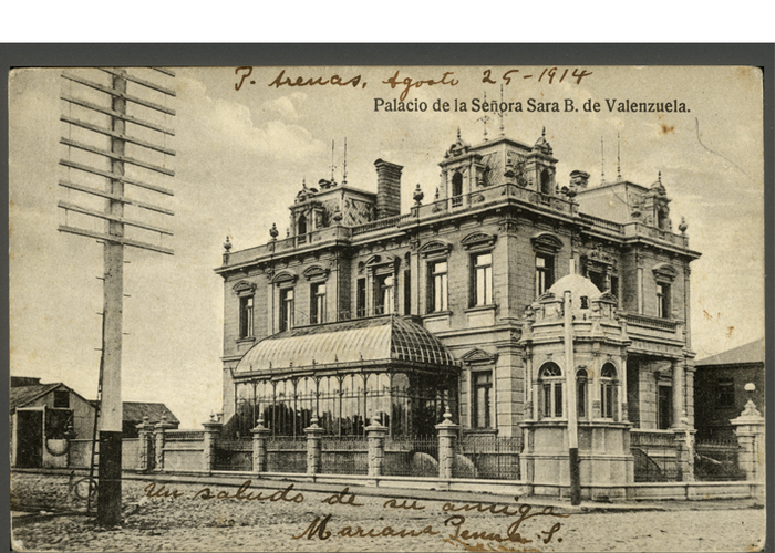 11. Palacio de la Señora Sara Braun de Valenzuela. Punta Arenas, 1914.