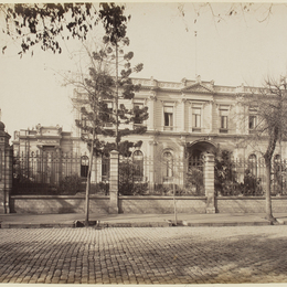 1. Fachada palacio Cousiño de Santiago, 1890.