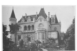 5. Fachada palacio Cousiño de Lota, hacia 1900