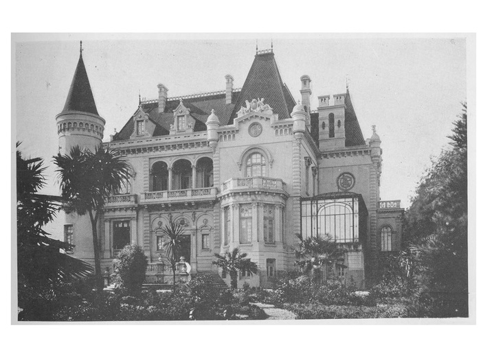 5. Fachada palacio Cousiño de Lota, hacia 1900