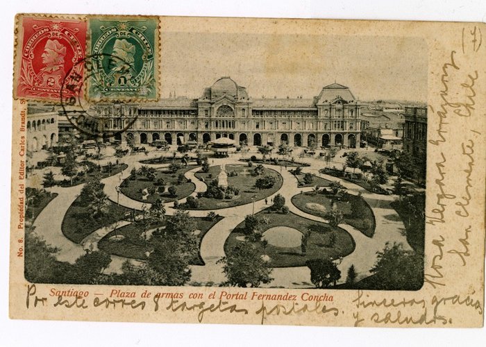 Plaza de Armas, Santiago.