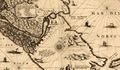 5. Mapa del Estrecho de Magallanes que incluye el paso de Le Maire, 1635.