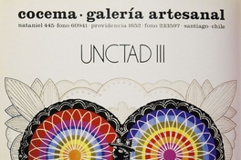 3. Cocema, Galería Artesanal: UNCTAD III, 1971. Autor: Walgo González.