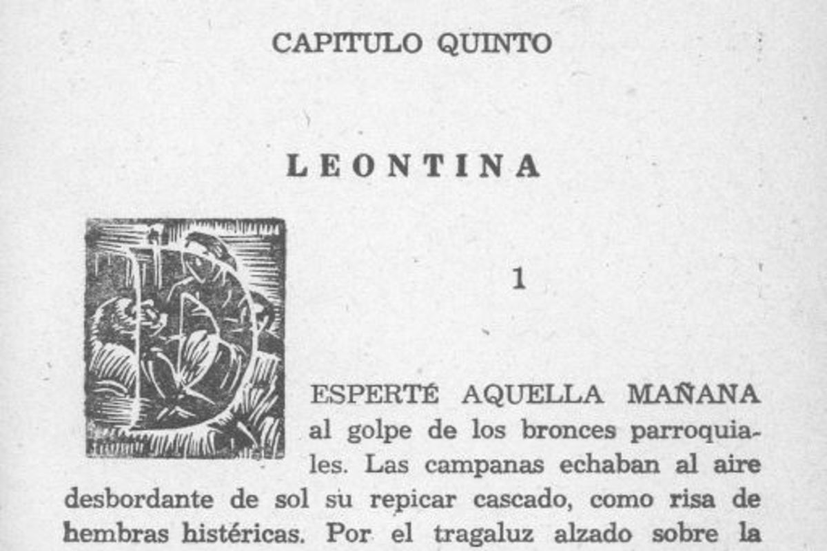 9. Letra capital del capítulo quinto, parte 2.