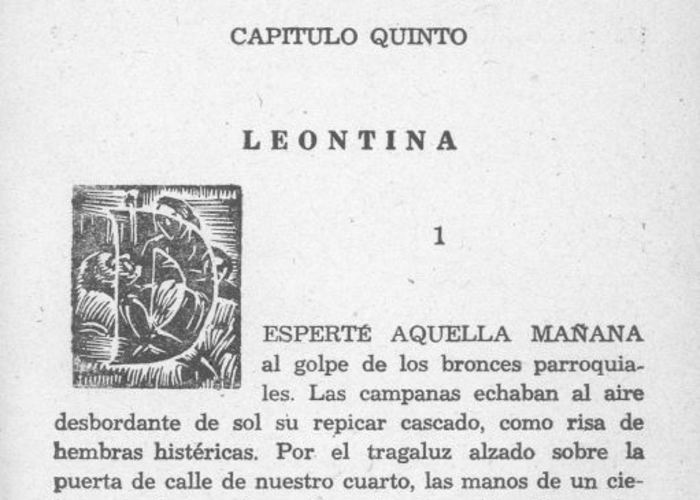 9. Letra capital del capítulo quinto, parte 2.