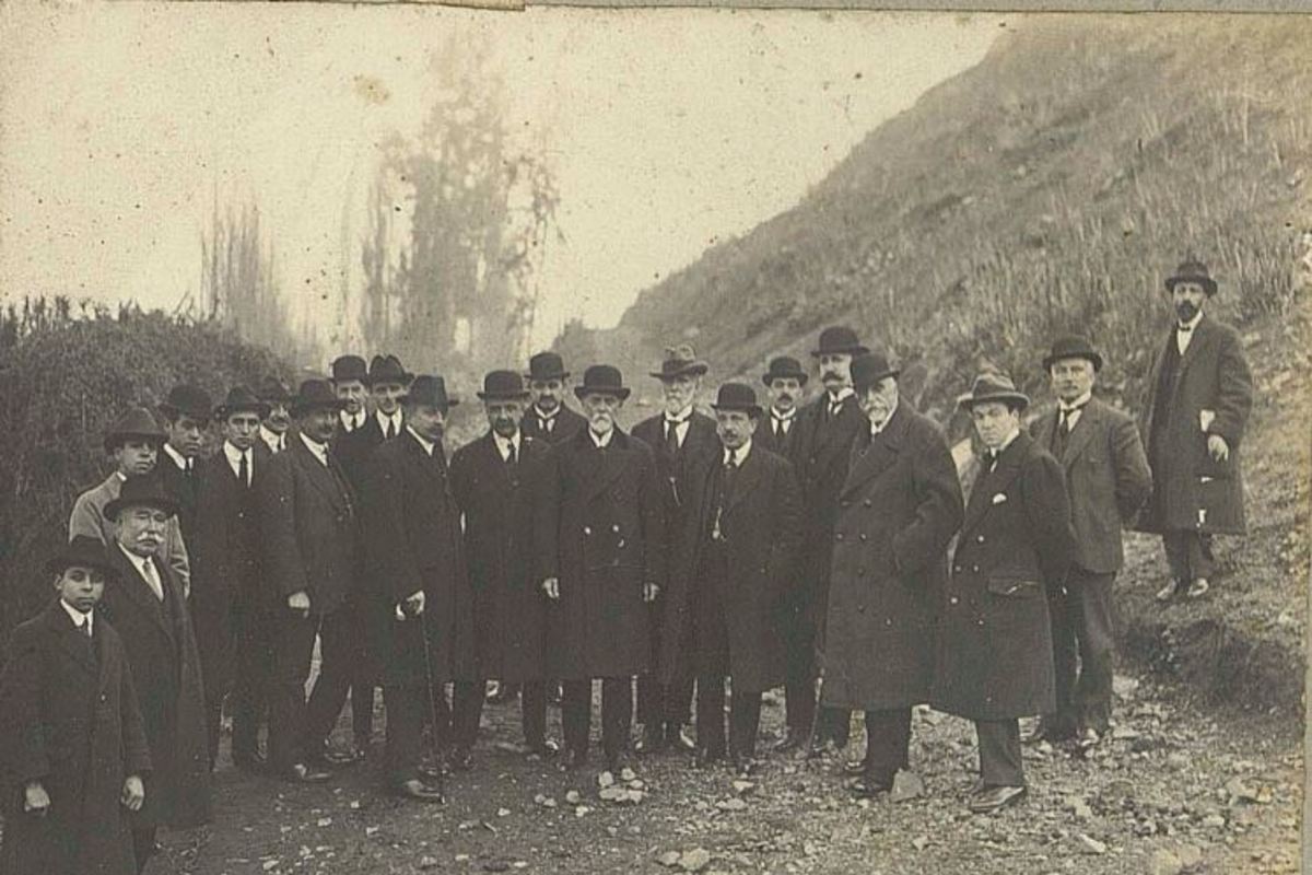 Toma de posesión del cerro San Cristóbal. 17 de junio 1918.