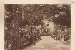 Parque Municipal de Valparaíso, hacia 1880.