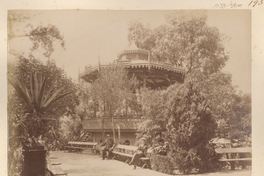 Parque Municipal de Valparaíso, hacia 1880.