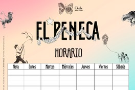 Horario de "El Peneca"