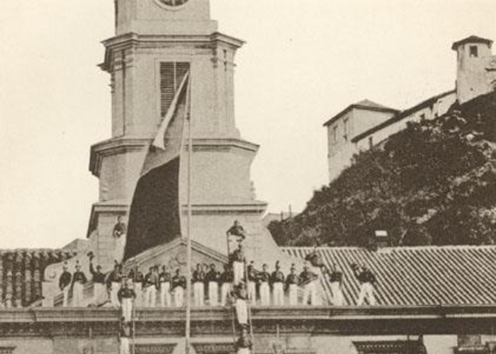 3. Cuerpo de bomberos de Valparaíso, hacia 1860.