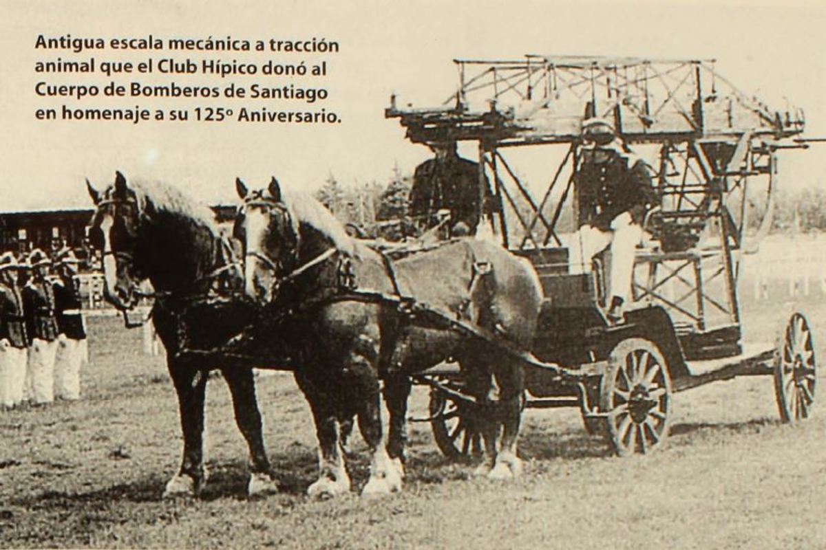 8. Antigua escalera mecánica, empujada por caballos.