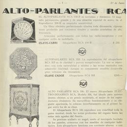 5. Parlantes de Radiola.