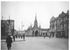 2. Postes de luz en las calles. Iglesia de las Carmelitas y entrada al Cerro Santa Lucía, 1932.