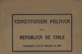 5. Constitución de 1925.