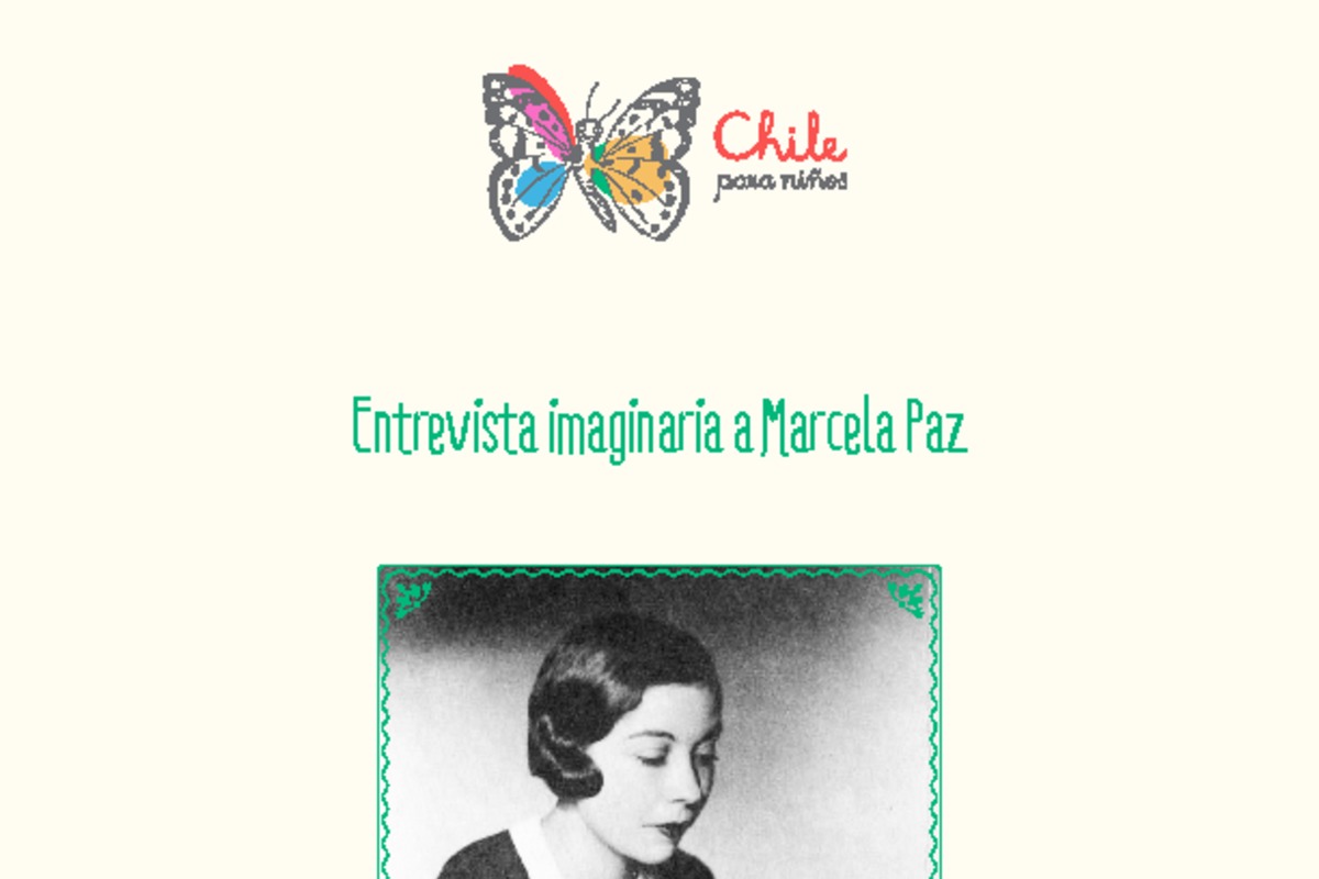 Entrevista a Marcela Paz, autora de Papelucho - Chile Para Niños.  Biblioteca Nacional. Chile