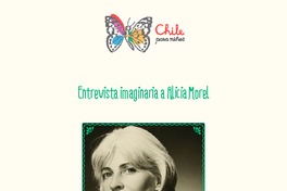 Entrevista imaginaria a Alicia Morel