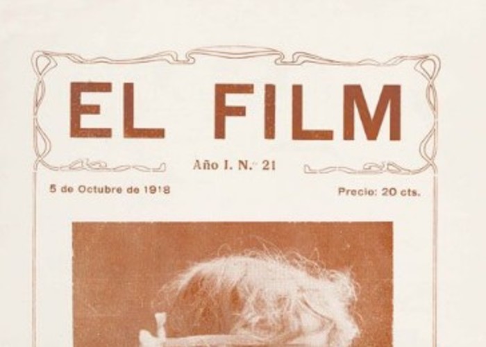 5. La actriz estadounidense Ella Hall en la revista “El Film”, 1918.