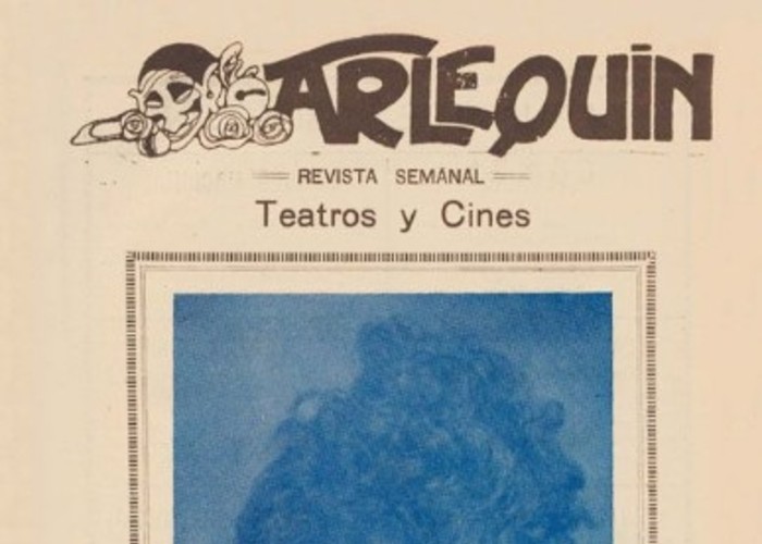  8. La actriz uruguaya María Padín en la revista “Arlequin”, 1922.