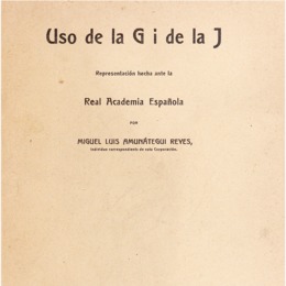 2. “Uso de la G. i de la J”, se llama este libro que buscaba reglamentar el uso de estas dos letras al escribir. Antiguamente, por ejemplo, no estaba establecido si la palabra “página” se debía escribir con “g”, como lo hacemos ahora, o con “j”. Año: 1920.