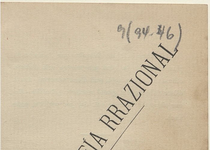 5. Para el autor de “La ortografía rrazional” (“racional”, escribimos hoy) se debía escribir de la forma más simple posible. Sin reglas y sin letras innecesarias. "La eskritura no debe ser mas ke la espresion gráfika, bisible de la palabra ablada", leemos en este libro. Año: 1897.