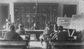 2. Alumnos en clases, Escuela Normal de Preceptores, Santiago, 1902.