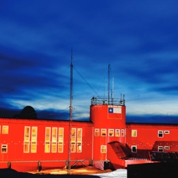 12. Vista de la base actual de Chile en la Antártica.