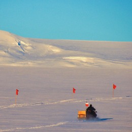 15. Moto de nieve.