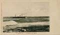 2. Barco a vapor en la desembocadura del Maule, hacia 1920.