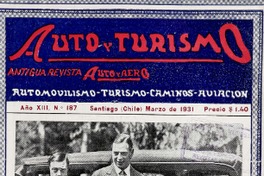 7. Auto y turismo: año 13, número 187, marzo de 1931.