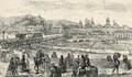 10. Santiago visto desde Estación Central, hacia 1889.