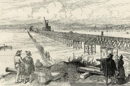 12. Puente Bío-Bío, hacia 1889.