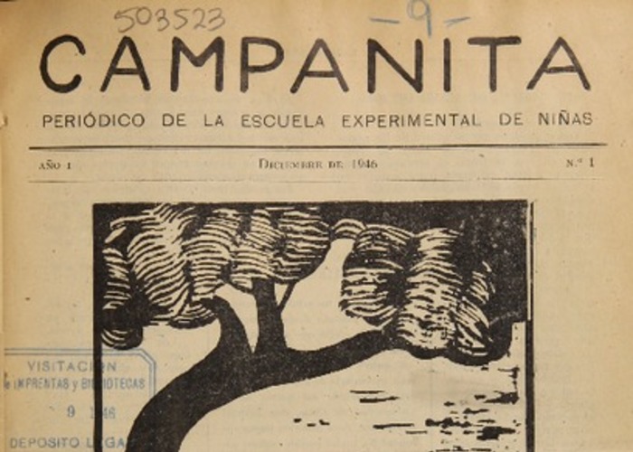 3. "Campanita". Periódico de la Escuela Experimental de Niñas de Santiago. Año: 1946.