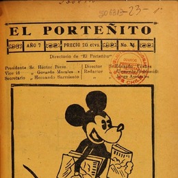 7. "El Porteñito". Revista mensual editada por los alumnos de la Escuela no.17 de Hombres de Playa Ancha. Año: 1928-1936.