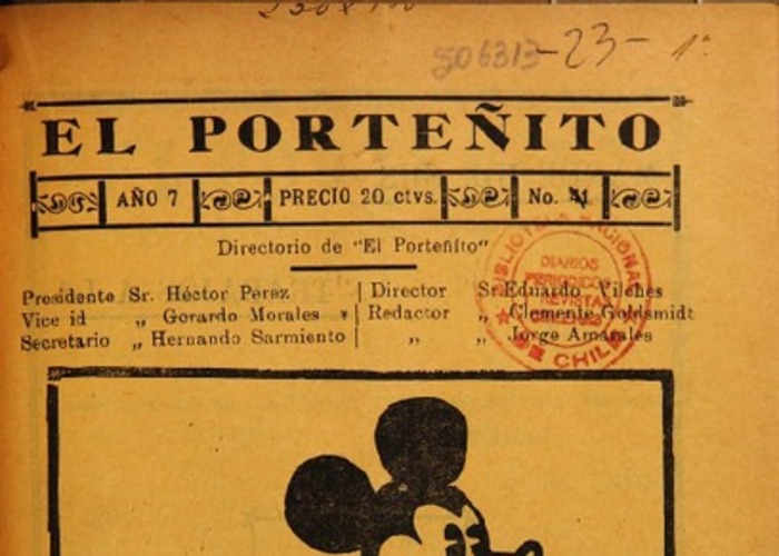 7. "El Porteñito". Revista mensual editada por los alumnos de la Escuela no.17 de Hombres de Playa Ancha. Año: 1928-1936.