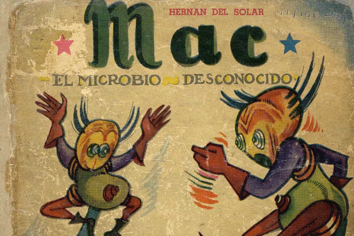 5. Portada de Mac, el microbio desconocido, 1946.