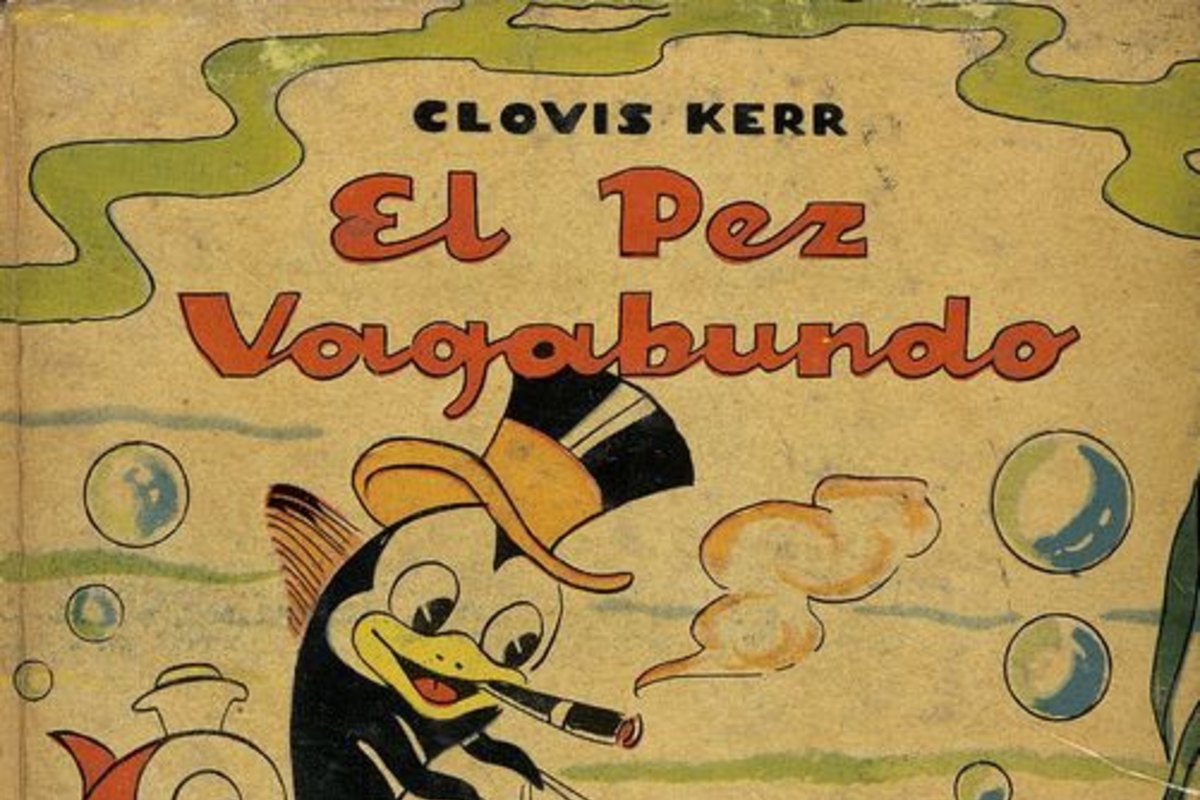 8. Portada de El pez vagabundo, 1947.