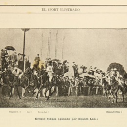 3. Un salto del caballo Cyrano. Año 1901.